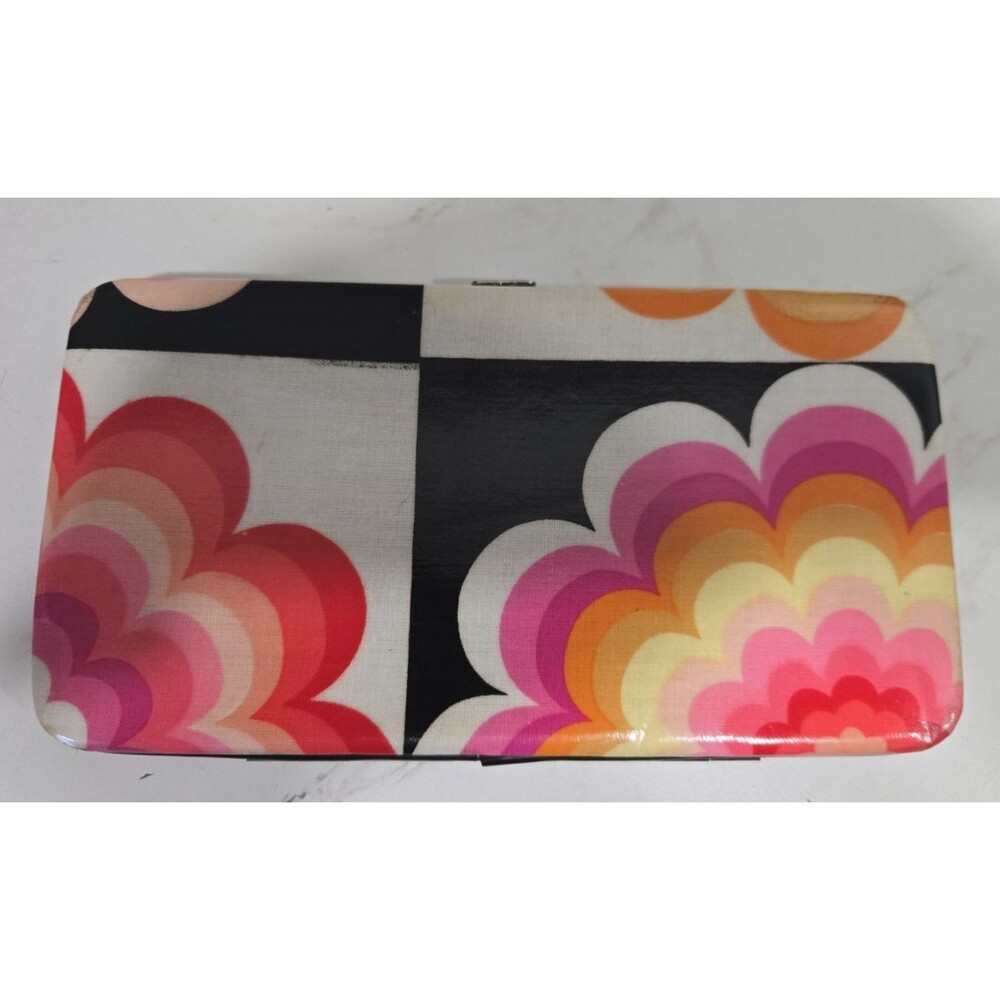 Braciano Multicolored Modern Design Vinyl Clutch Wallet Adorable